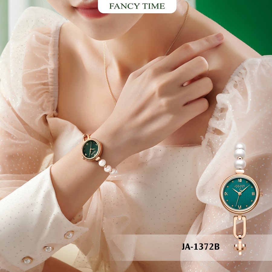 Đồng Hồ Nữ JA-1372 Julius Hàn Quốc Dây Thép ( 4 Màu)