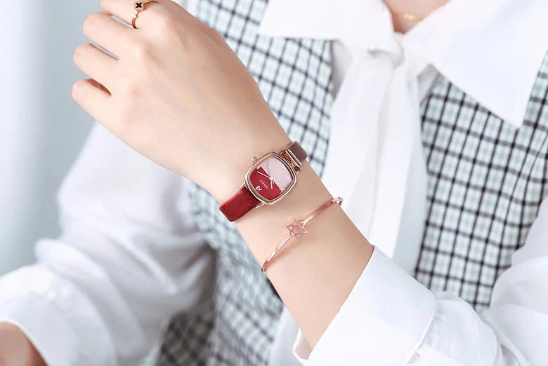 Combo Đồng Hồ Nữ JA-1240C Julius Hàn Quốc + Ví ESME ES119