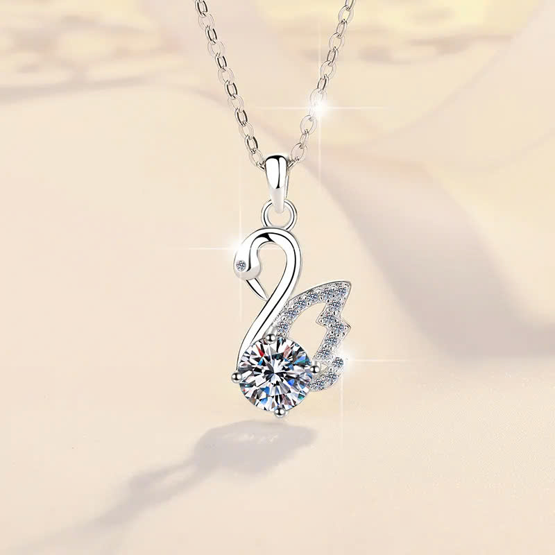 Dây Chuyền ESME ES159KC Kim Cương Đá Moissanite Bạc 925 Xi Kim 5 lớp