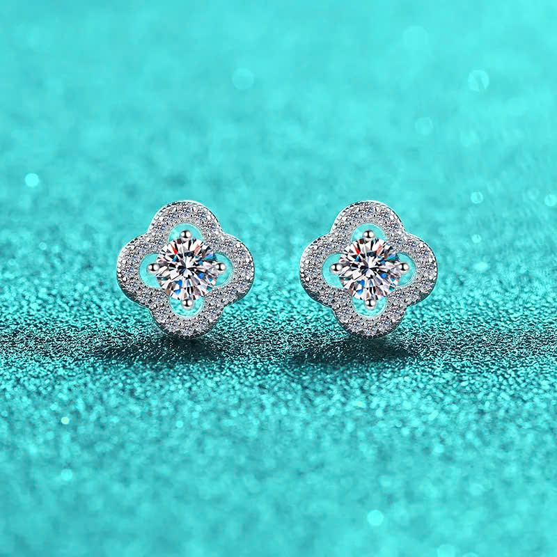 Bông Tai ESME ES179BKC Kim Cương Đá Cubic Zirconia Bạc 925 Xi Kim 5 lớp