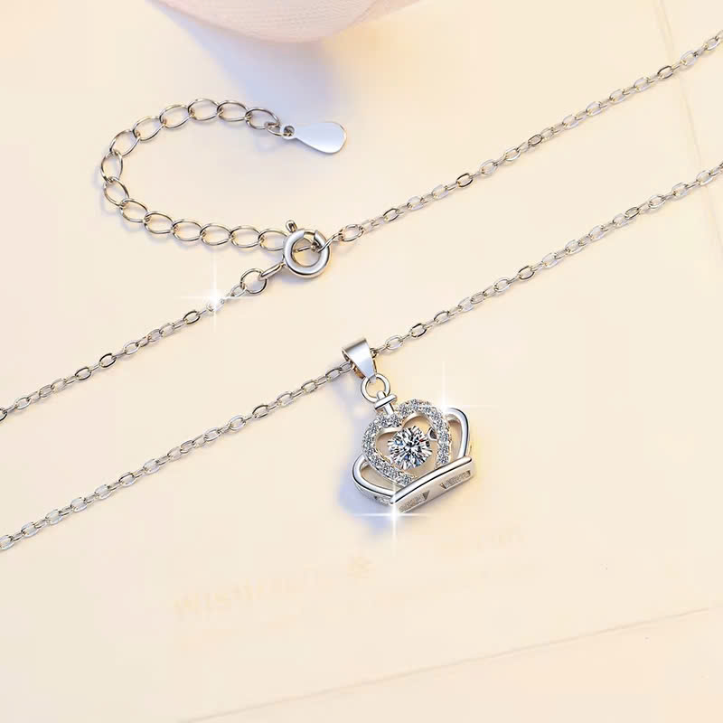 Dây Chuyền ESME ESHK062 Kim Cương Đá Moissanite Bạc 925 Xi Kim 5 lớp