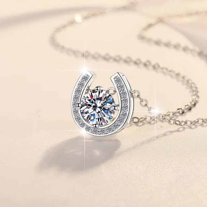 Dây Chuyền ESME ESHK053 Kim Cương Đá Moissanite Bạc 925 Xi Kim 5 lớp