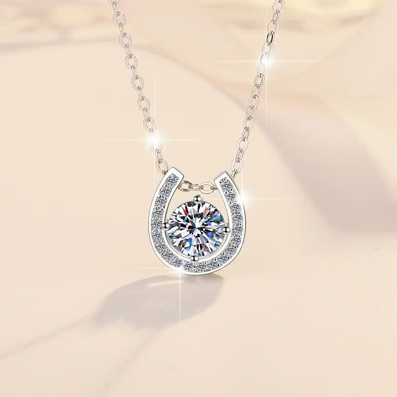 Dây Chuyền ESME ESHK053 Kim Cương Đá Moissanite Bạc 925 Xi Kim 5 lớp