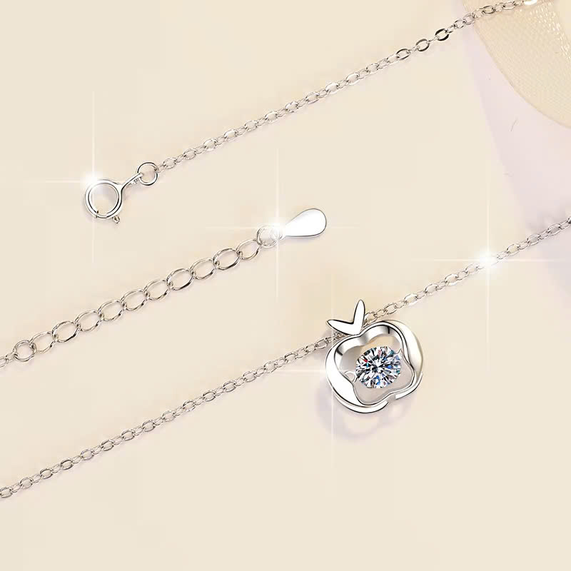 Dây Chuyền ESME ESHK043 Kim Cương Đá Moissanite Bạc 925 Xi Kim 5 lớp