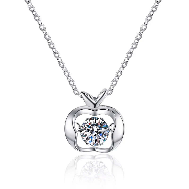 Dây Chuyền ESME ESHK043 Kim Cương Đá Moissanite Bạc 925 Xi Kim 5 lớp