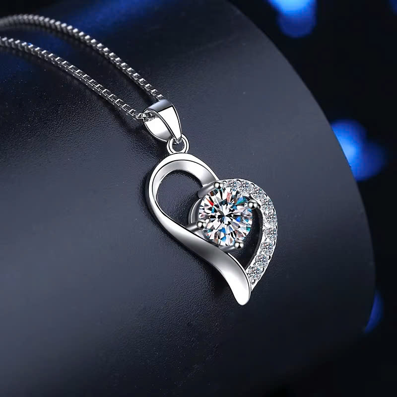 Dây Chuyền ESME ESHK027 Kim Cương Đá Moissanite Bạc 925 Xi Kim 5 lớp
