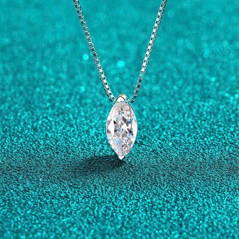 Dây Chuyền ESME ESHK0095 Kim Cương Đá Moissanite Bạc 925 Xi Kim 5 lớp