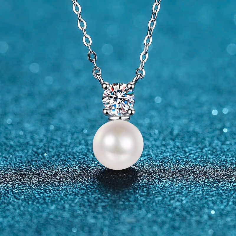 Dây Chuyền ESME ES0009 Kim Cương Đá Moissanite Bạc 925 Xi Kim 5 lớp