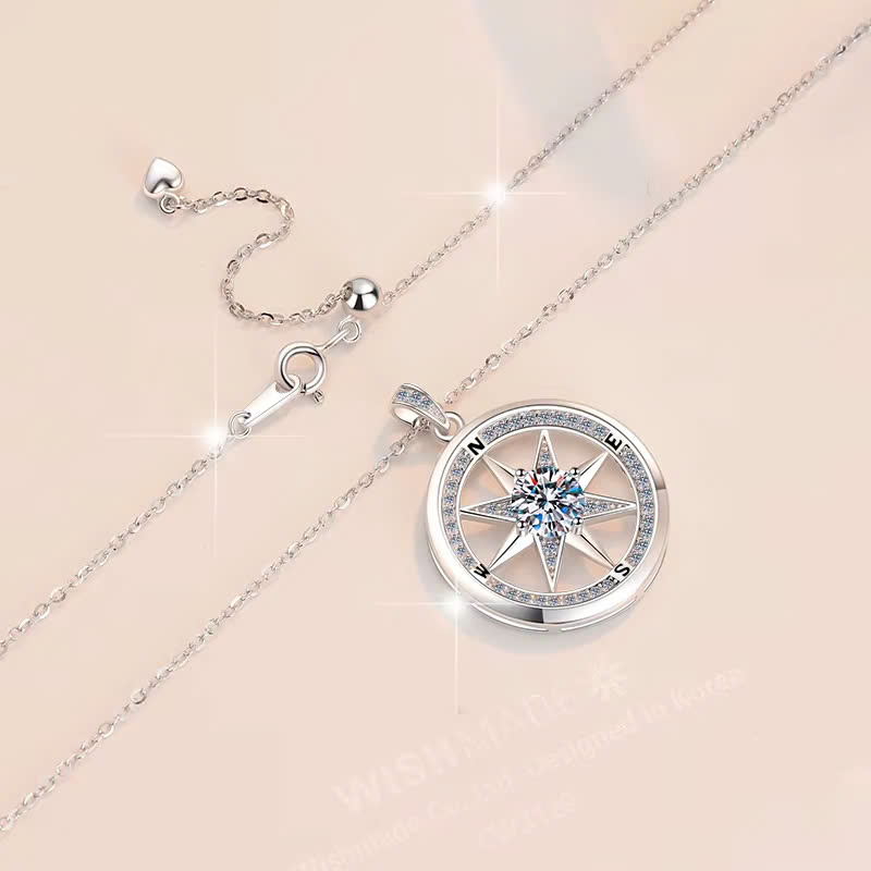 Dây Chuyền ESME ESHK0102 Kim Cương Đá Moissanite Bạc 925 Xi Kim 5 lớp
