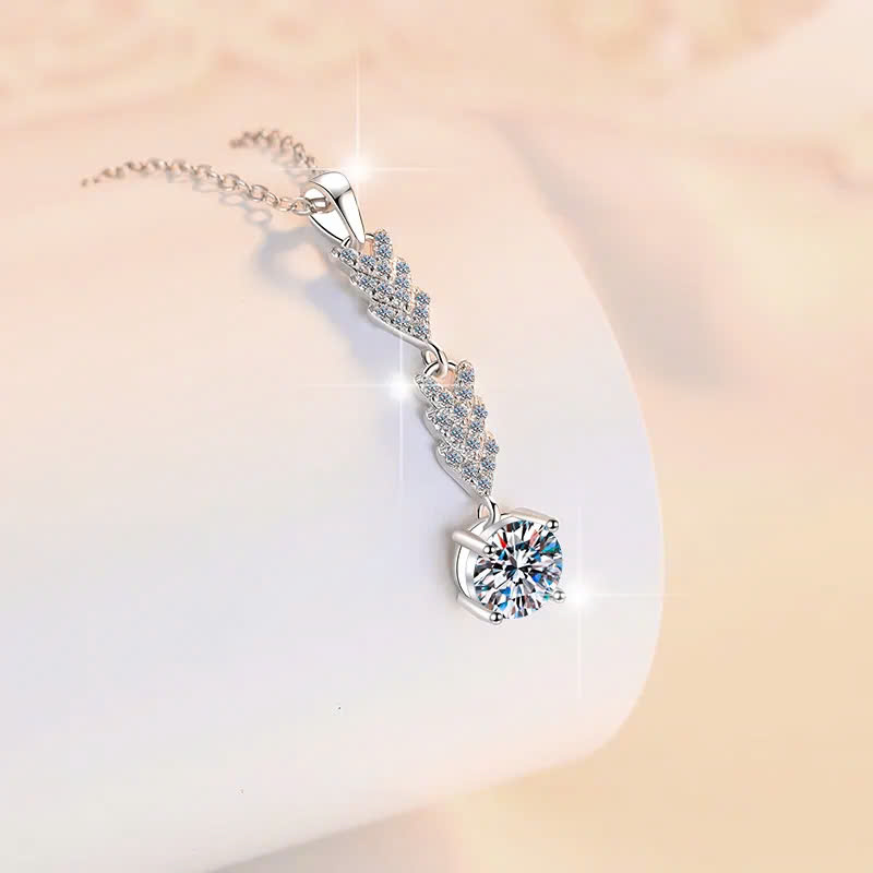 Dây Chuyền ESME ESHK0105 Kim Cương Đá Moissanite Bạc 925 Xi Kim 5 lớp