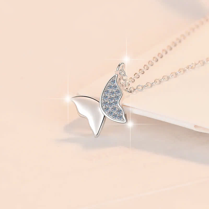Dây Chuyền ESME ESHK0112 Kim Cương Đá Moissanite Bạc 925 Xi Kim 5 lớp