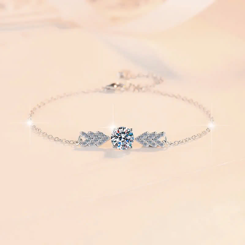 Vòng Tay ESME ESSL0033 Kim Cương Đá Moissanite Bạc 925 Xi Kim 5 lớp