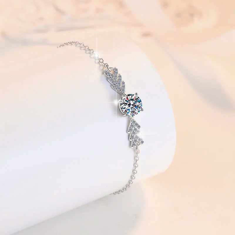 Vòng Tay ESME ESSL0033 Kim Cương Đá Moissanite Bạc 925 Xi Kim 5 lớp