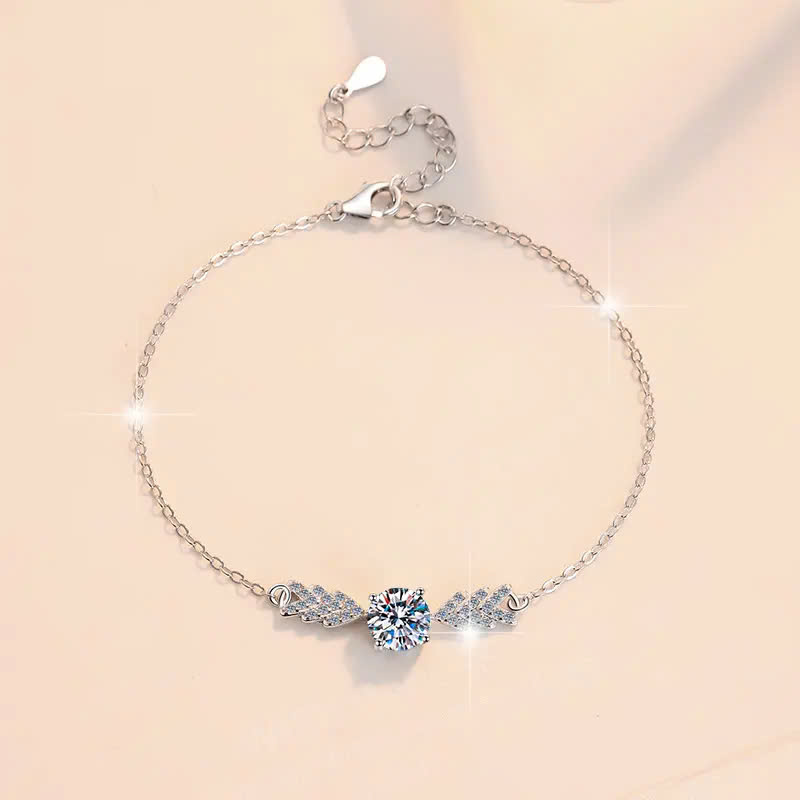 Vòng Tay ESME ESSL0033 Kim Cương Đá Moissanite Bạc 925 Xi Kim 5 lớp