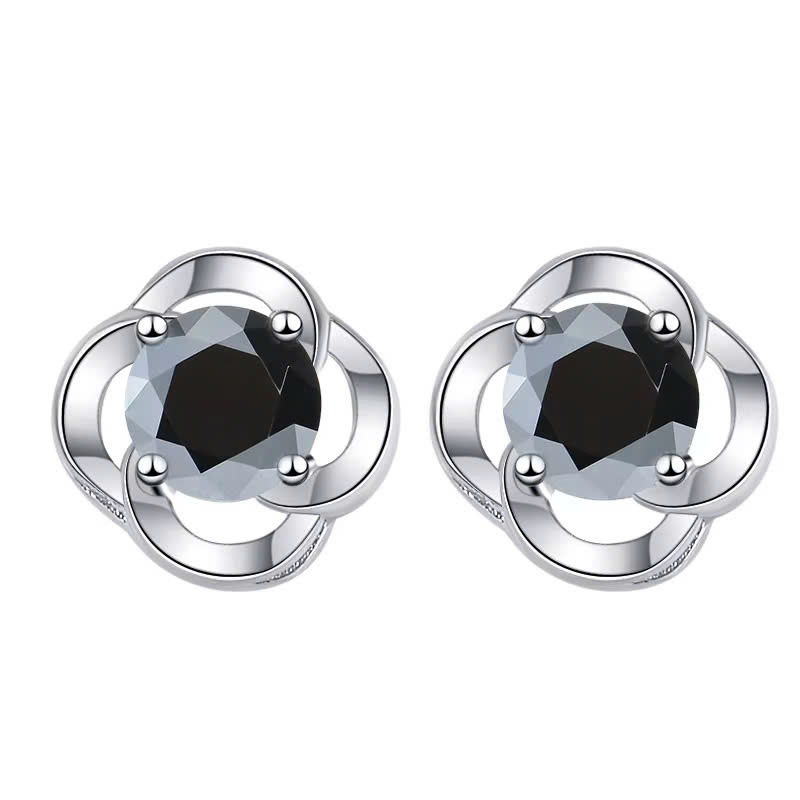 Bông Tai ESME ESES021C Kim Cương Đá Moissanite Bạc 925 Xi Kim 5 lớp