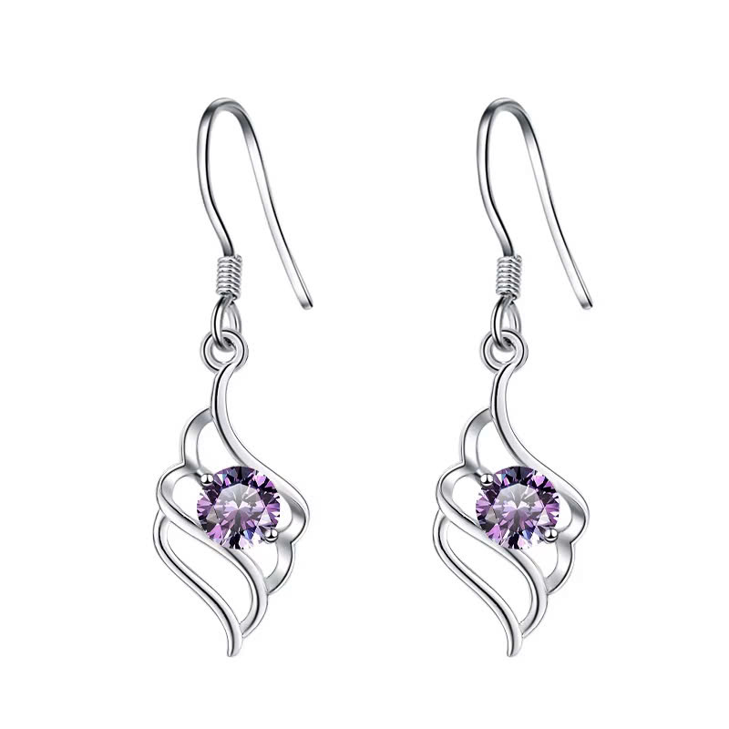 Bông Tai ESME ESES023C Kim Cương Đá Moissanite Bạc 925 Xi Kim 5 lớp