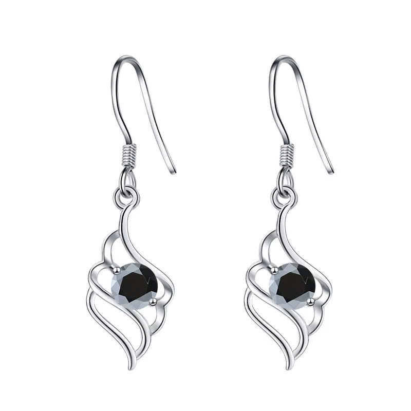 Bông Tai ESME ESES023C Kim Cương Đá Moissanite Bạc 925 Xi Kim 5 lớp