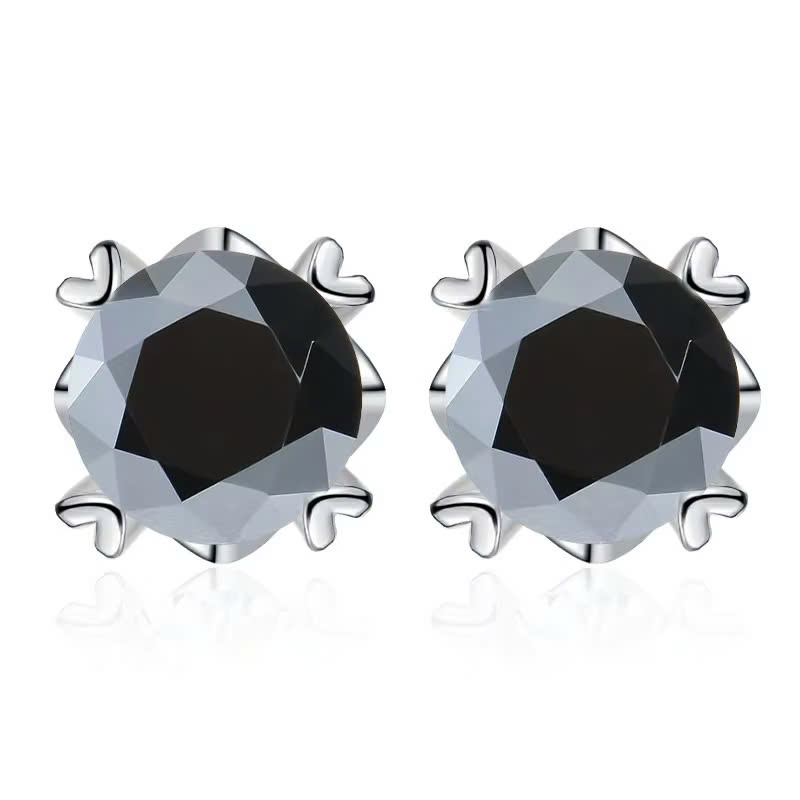 Bông Tai ESME ESES032C Kim Cương Đá Moissanite Bạc 925 Xi Kim 5 lớp