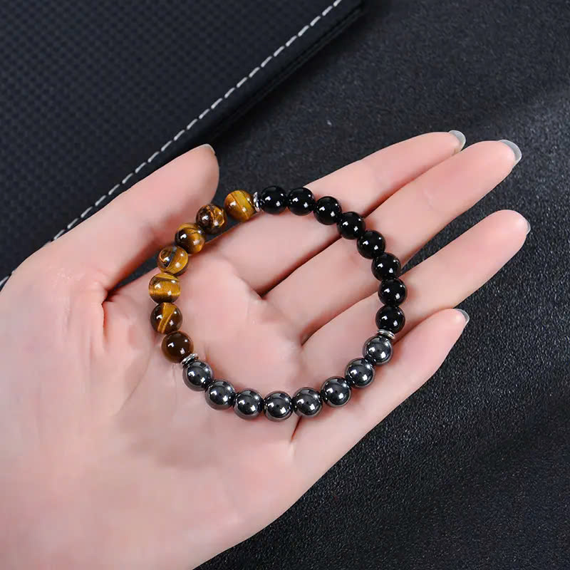 Vòng Tay Trang Sức Đá tự nhiên Charms Wealth Beaded Bracelet