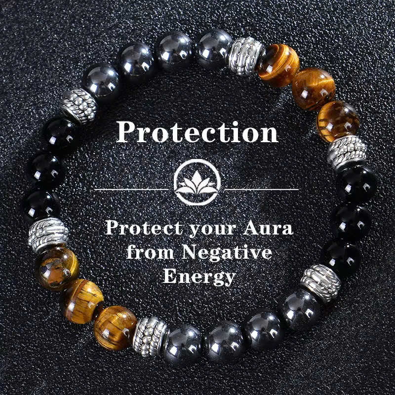 Vòng Tay Trang Sức Đá tự nhiên Charms Wealth Beaded Bracelet