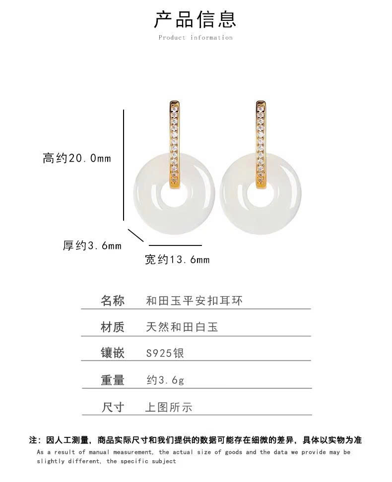 Bông tai ESME ES359AS-D913  Kiểu Dáng Độc Đáo