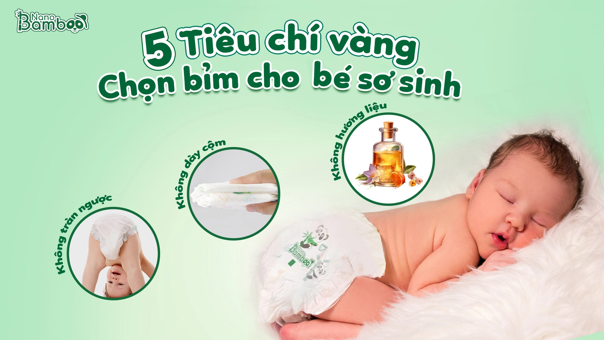 5 Tiêu Chí Chọn Bỉm Cho Bé Sơ Sinh 5 Tiêu Chí Chọn Bỉm Cho Bé Sơ Sinh