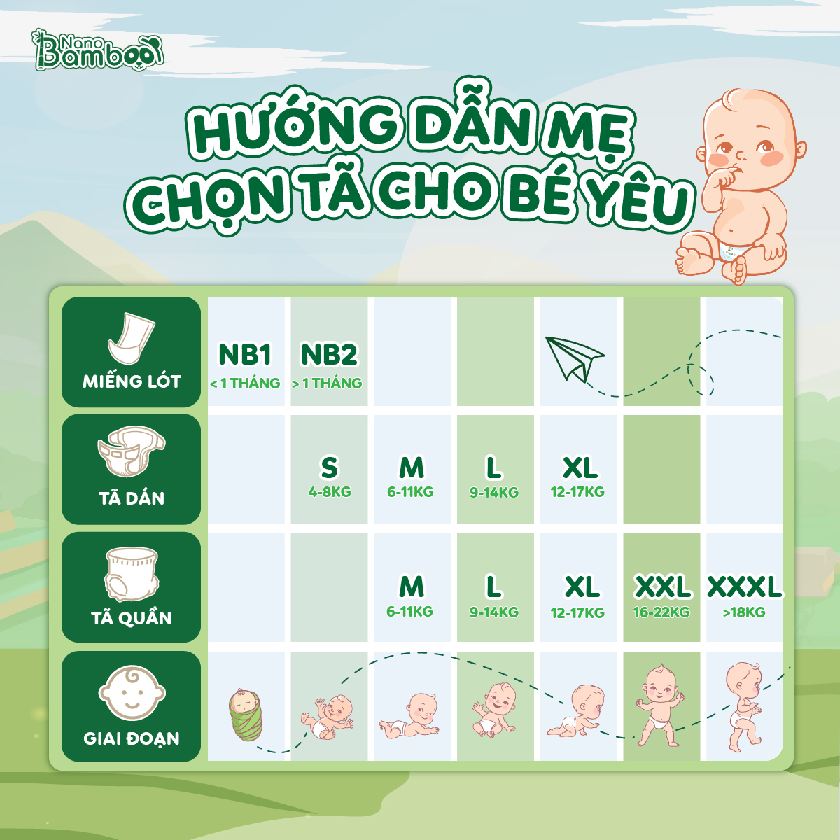 COMBO 3 BỈM QUẦN NANO BAMBOO M