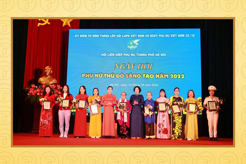 Giám đốc Dược thảo Thiên Phúc vinh dự nhận Giải thưởng Phụ nữ Thủ đô tiêu biểu 2022