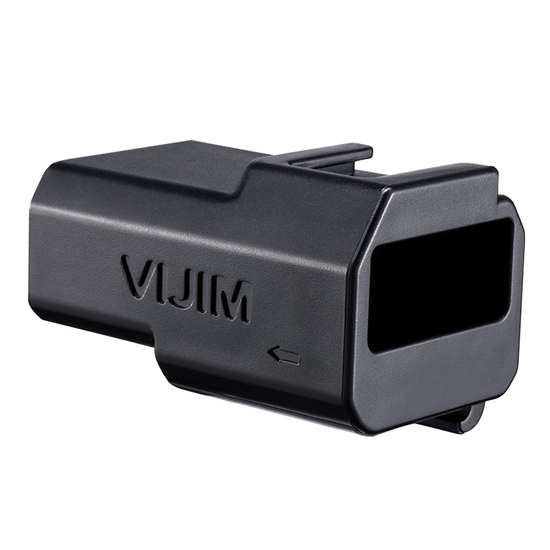 Khung vlog gắn mic, đèn LED cho gopro 5,6,7 Black