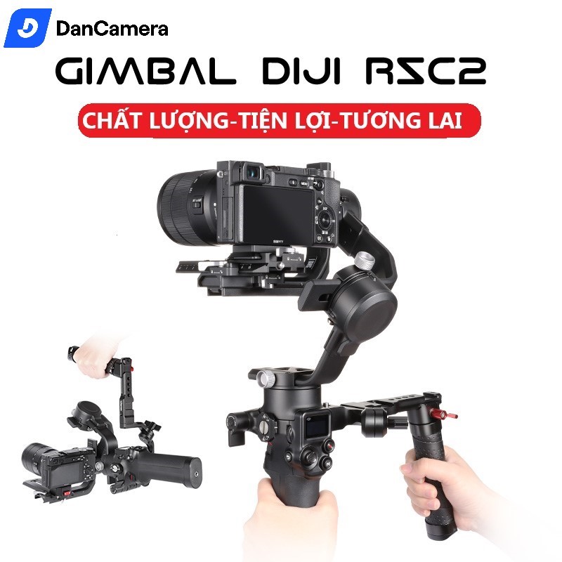 Tay cầm CNC Uurig hỗ trợ quay video có giá gắn đèn,mic kiêm sạc điện thoại không dây