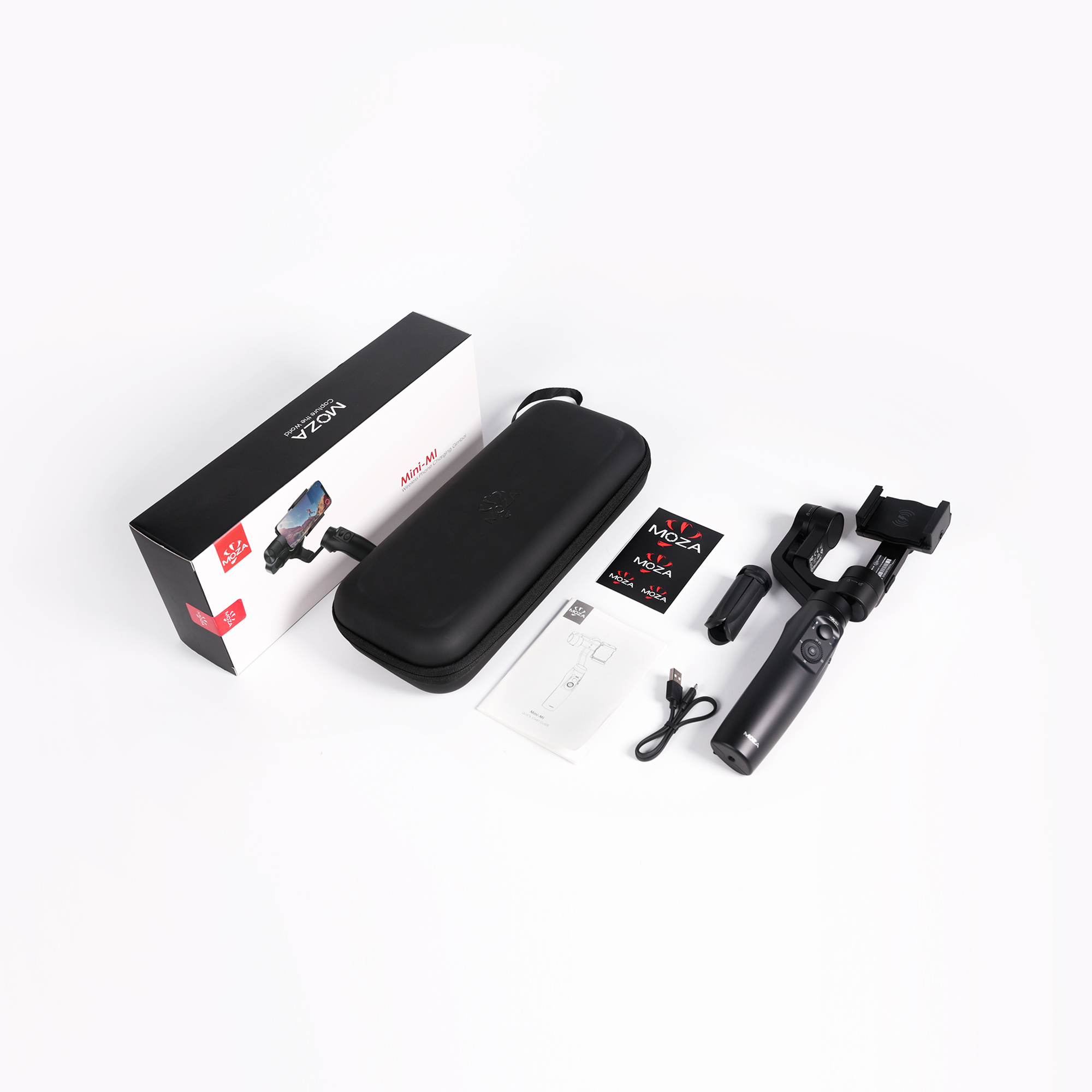 Tay cầm gimbal chống cho điện thoại Moza mini MI | kiêm sạc điện thoại