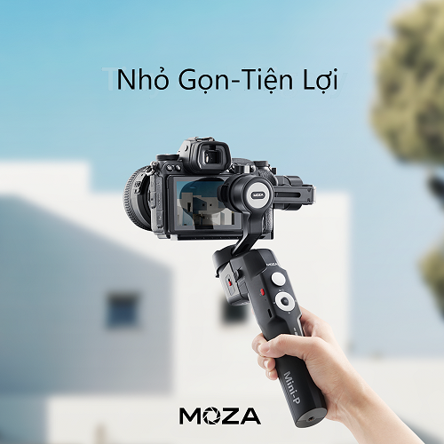 Tay Cầm gimbal chống rung Moza Mini-P |3 trong 1 cho điện thoại, Gopro,mirrorless