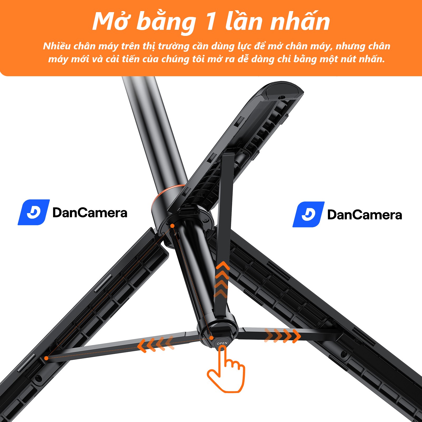 Gậy Selfie stick và tripod dành cho máy quay hành động | Vrig TP-21