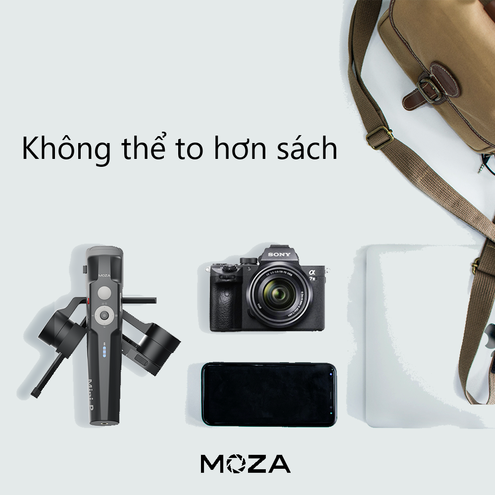 Tay Cầm gimbal chống rung Moza Mini-P |3 trong 1 cho điện thoại, Gopro,mirrorless