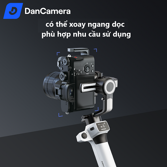 Tay Cầm gimbal chống rung Moza Aircross S | 3 trong 1 | Cho máy ảnh, điện  thoại,Gopro