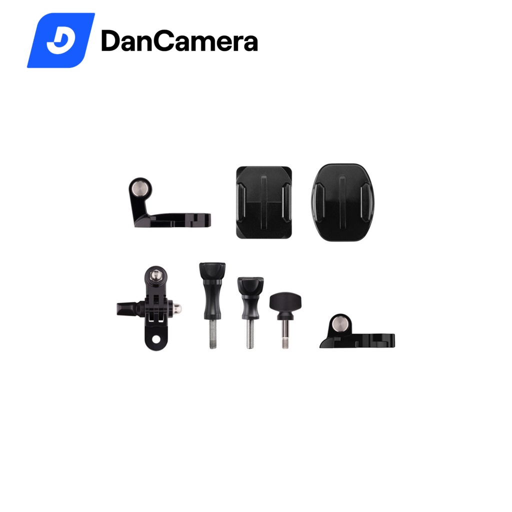 Túi phụ kiện gopro gắn mũ bảo hiểm, gắn dây đeo ngực chính hãng