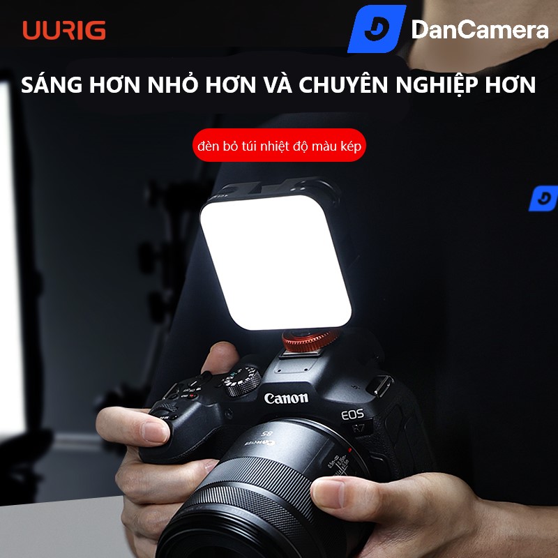 Đèn Vrig FD54 kẹp điện thoại| Hai màu| Dung lượng pin 2000 mah | Phụ kiện hỗ trợ ánh sáng