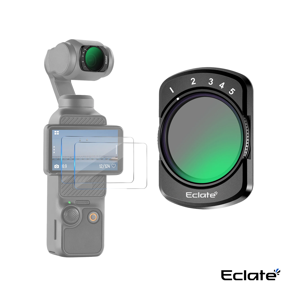 Kính lọc Eclaté VND 1-5 stops Filter | Pocket 3 |