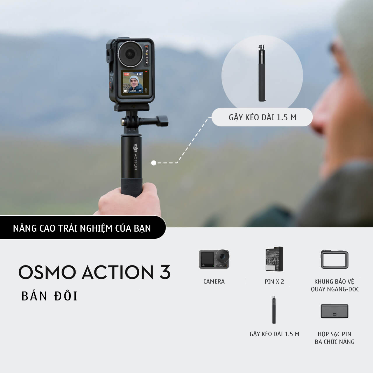 DJI action 3 | Chính hãng