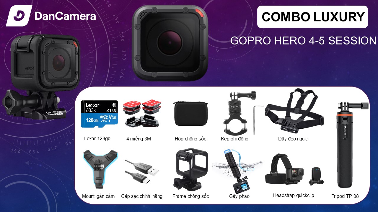 Camera Gopro hero 4 session | like new | chính hãng