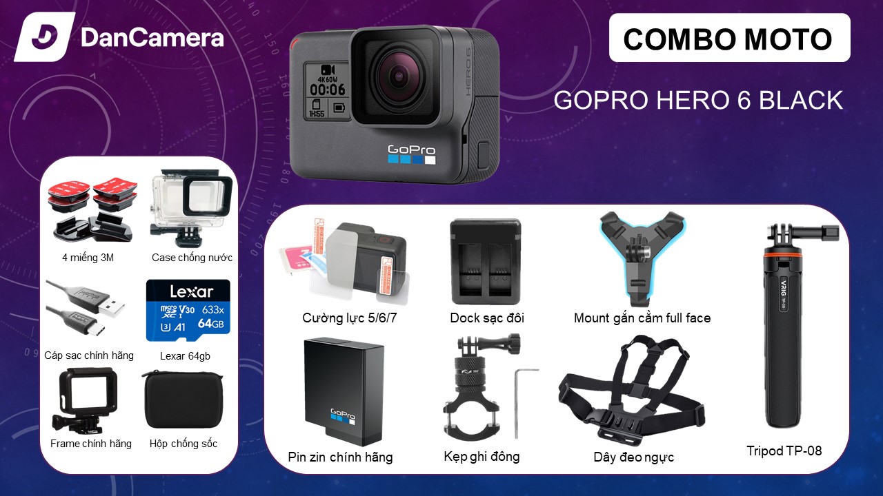 Camera Gopro hero 6 black | like new | chính hãng