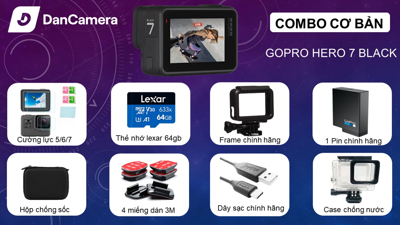 Camera Gopro hero 7 black | like new | chính hãng