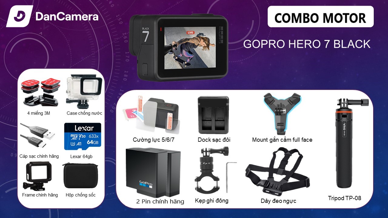 Camera Gopro hero 7 black | like new | chính hãng