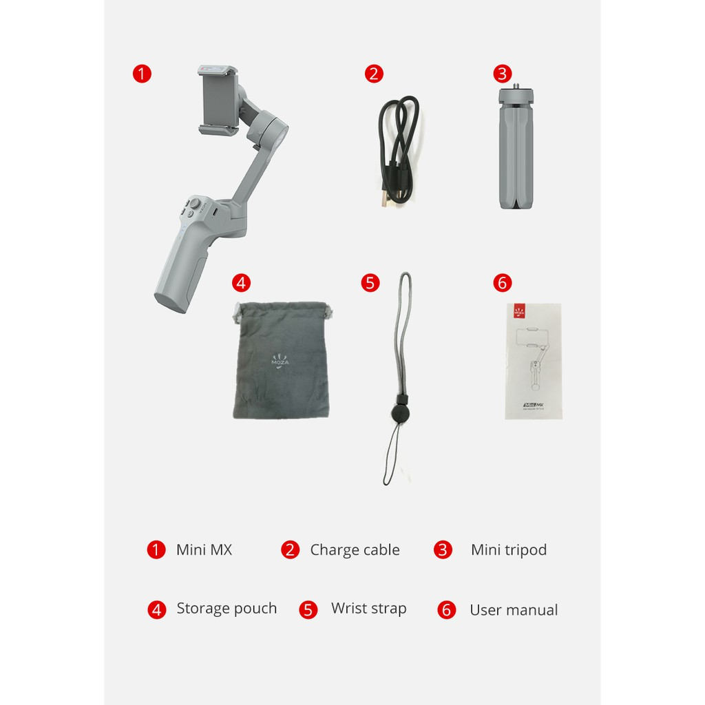 Tay Cầm Gimbal chống rung điện thoại Moza Mini MX