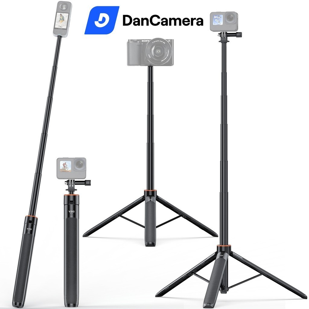 Gậy Selfie stick và tripod dành cho máy quay hành động | Vrig TP-21