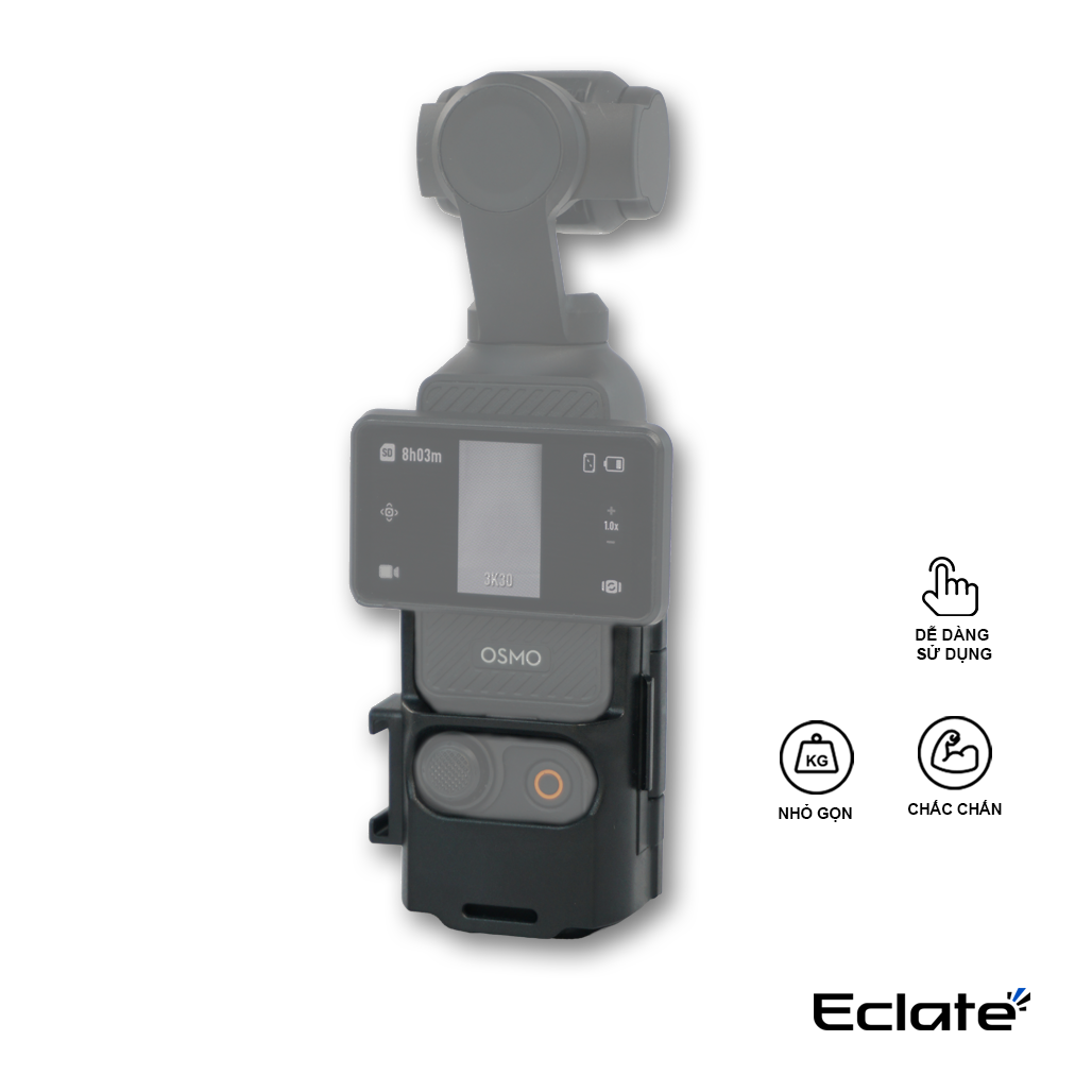 Khung frame Eclaté dành cho DJI Pocket 3 | Mở rộng đa chức năng