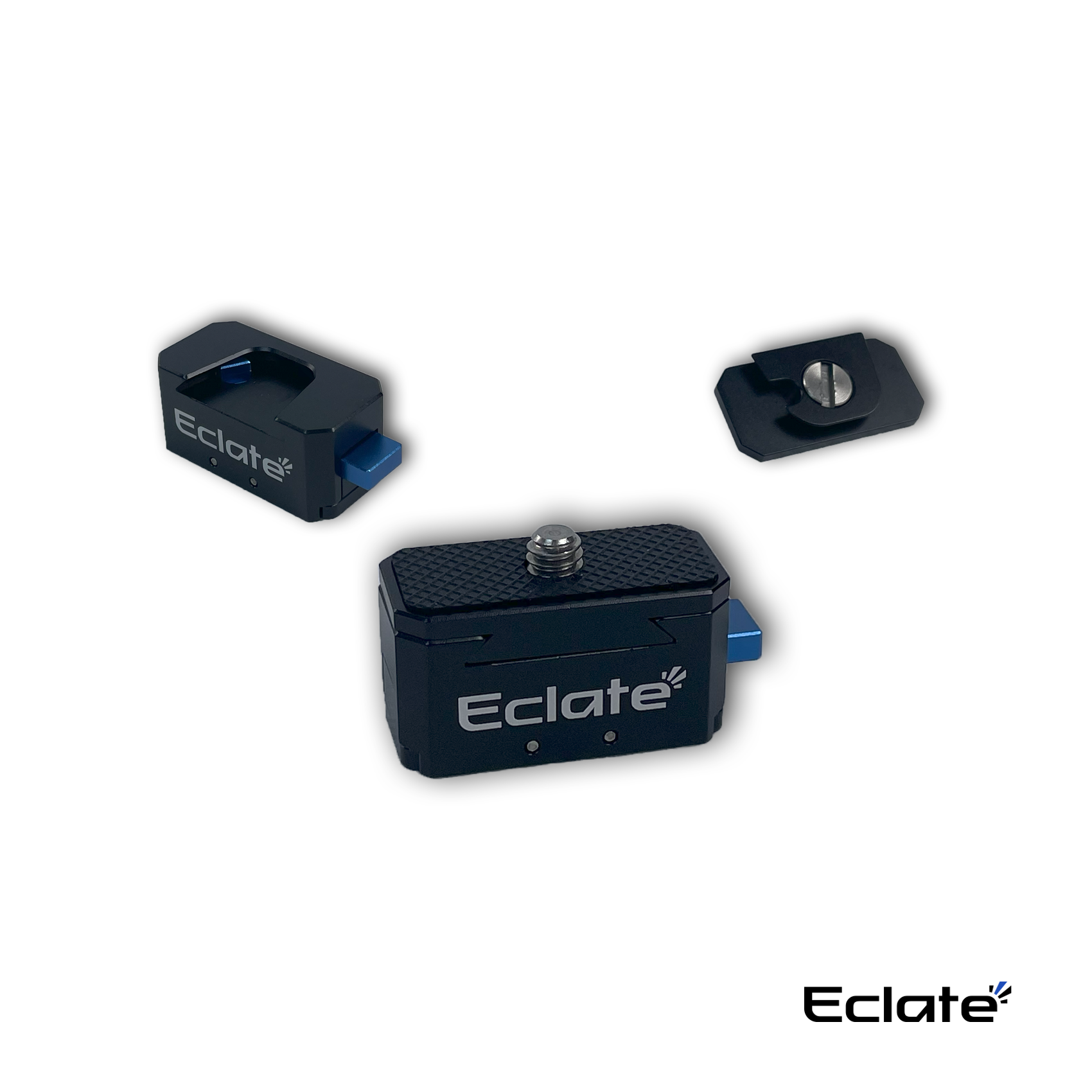 Bộ Kit Quick release Eclaté dành cho insta360,gopro,Dji | Hợp Kim Nhôm
