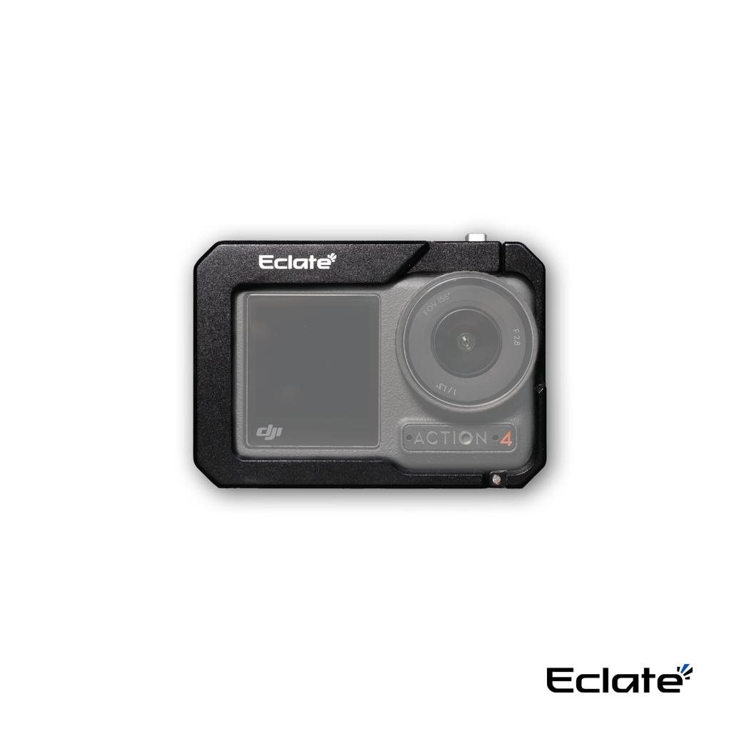 Khung Camera Cage Eclaté dành cho DJI ACtion 4/5 | Hợp kim nhôm | Hỗ trợ quay dọc
