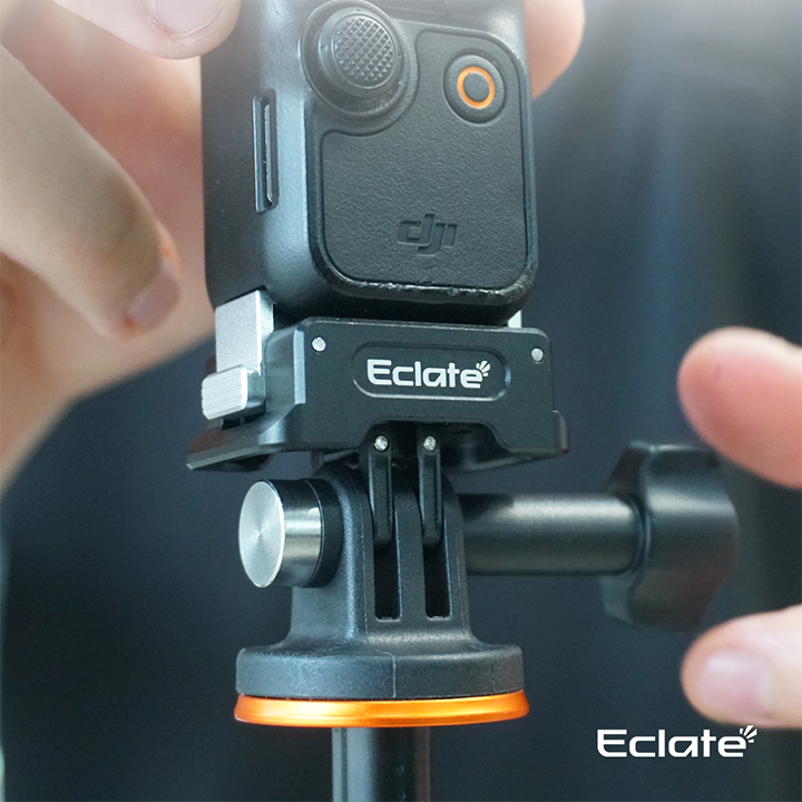 Đế chuyển đổi đa chức năng Eclaté dành cho DJI Osmo Pocket 3 | kèm chân sạc | Hợp kim nhôm
