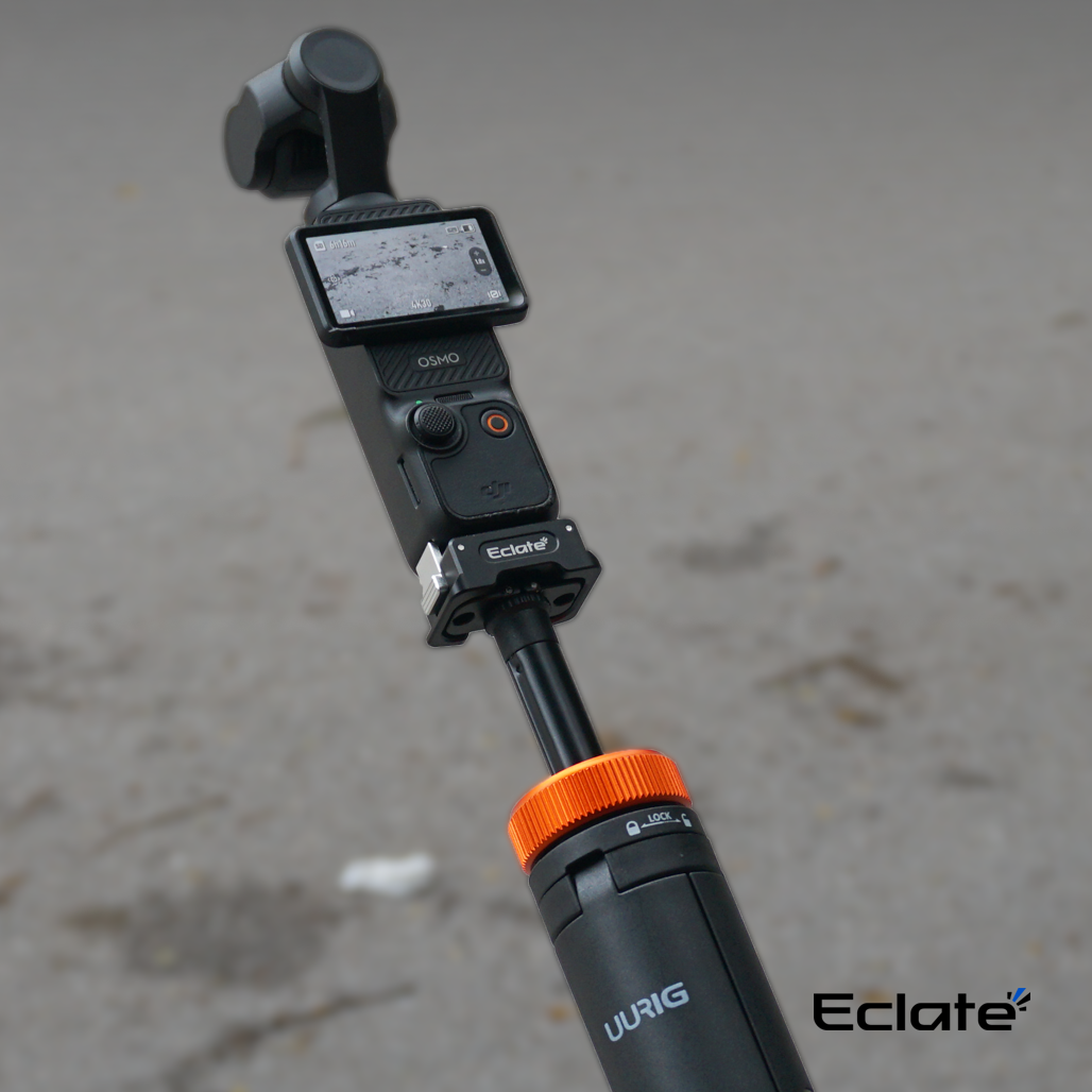 Đế chuyển đổi đa chức năng Eclaté dành cho DJI Osmo Pocket 3 | kèm chân sạc | Hợp kim nhôm